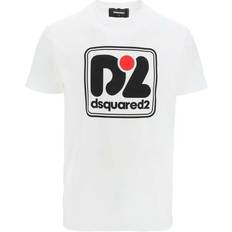 DSquared2 Kort Tøj DSquared2 White Cotton T-Shirt