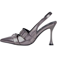 41 - Polyuretan Højhælede sko Shein ICON Women's Black High Heel Pumps With Thin Stilettos