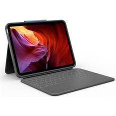 Trådløs Tastaturer på tilbud Logitech iPad 10.9" 2022 Rugged Folio Dansk