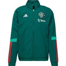 Adidas Herre Overtøj adidas Manchester United FC Presentation Jacket, Green