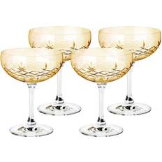 Gul Champagneglas Frederik Bagger Crispy Gatsby Citrine Champagneglas 30cl 4stk