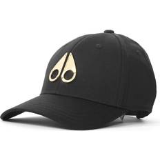 Moose Knuckles Gold Logo Icon Cap in Black & Gold One