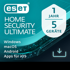 ESET Kontorsoftware ESET HOME Security Ultimate [5 Geräte 1 Jahr]