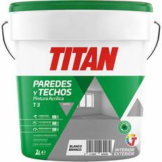 Titan Akrylmaling T-3 123000301 Hvid 1 L Akrylmaling