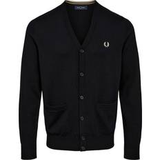 Fred Perry Trøjer Fred Perry Men's Classic Cardigan Black 40/Regular black