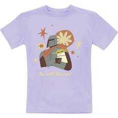 Star Wars Kids The Mandalorian Season I’m With Mando! T-Shirt lilac