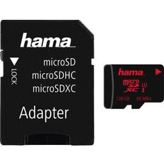 Hama 128 GB Hukommelseskort Hama 213116 MicroSDXC Speicherkarte 128 GB Class 3 U3 Klasse 3 Schwarz