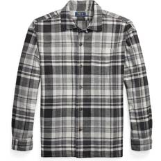 Polo Ralph Lauren Ternede Tøj Polo Ralph Lauren Brushed Flannel Checked Shirt Grey
