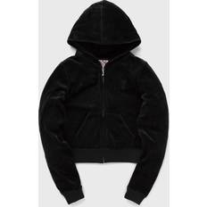 Dame - Hoodies - Nylon - Sort Sweatere Juicy Couture WMNS ROBYN HOODIE black female Half-Zips Hoodies now available at BSTN in