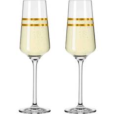 Ritzenhoff Med fod Champagneglas Ritzenhoff Celebration Deluxe Stripes Champagneglas 2stk