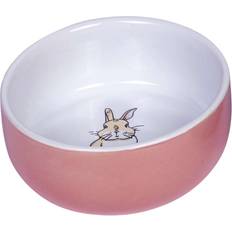 Kanin - Keramik Kæledyr Nobby gnaver skål "Rabbit" Pink