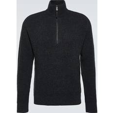Bogner Sweatere Bogner Darvin wool and cashmere half-zip sweater black