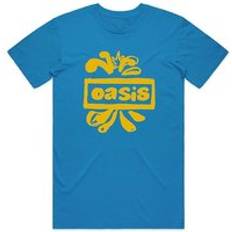 Oasis Blå T-shirts & Toppe Oasis Logo T-Shirt Blue