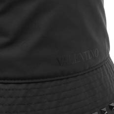 Valentino Herre Tilbehør Valentino Garavani Black Stud Bucket Hat 0NO NERO