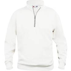 Clique Hvid Tøj Clique Basic Half Zip Sweatshirt - White