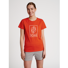 Jersey - Orange Overdele Hummel T-shirt med grafisk print HmlGG12 Orange Dame