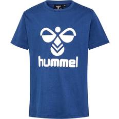 Hummel T-shirts Børnetøj Hummel T-shirt hmlTres Dark Denim år 122 T-Shirt