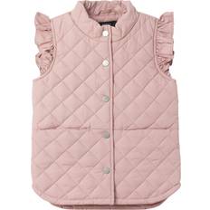 Name It Softshell jakker Name It Kid's Quilted Waistcoat - DeauvilleMauve (13224722)
