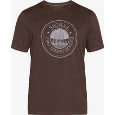Signal Brun T-shirts & Toppe Signal SiPoss Print Tee Brun