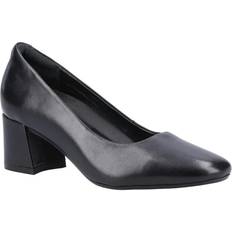 Hush Puppies Højhælede sko Hush Puppies Womens/Ladies Alicia Leather Court Shoes Black