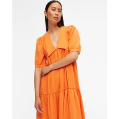 Orange Kjoler Object Alaia Lang Kjole Damer Størrelse: Orange