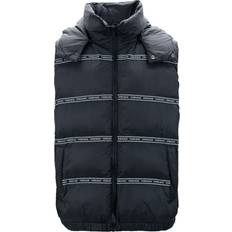 Versace Black Polyester Vest IT46 Black