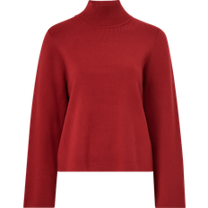 Object Rød Sweatere Object Højhalset Pullover Rød