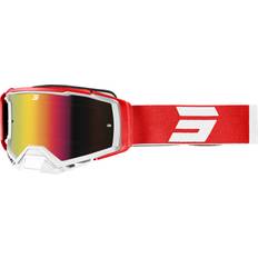 Shot Core Motocross Goggles, red, red