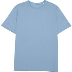 Knowledge Cotton Apparel Herre - L T-shirts Knowledge Cotton Apparel Agnar Basic T-shirt, Asley Blue