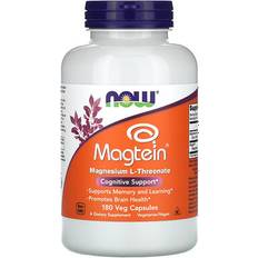 Now Foods Supplements Magtein, Magnesium L-Threonate, Cognitive 180 pcs