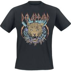 Leopard T-shirts & Toppe Def Leppard T-shirt High N Dry Leopard till Herrer sort