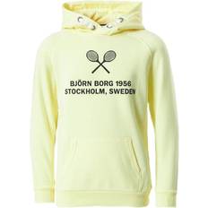 Björn Borg Piger Overdele Björn Borg Jr Sport Hoodie Yellow, Unisex, Tøj, Skjorter, Gul, 122-128