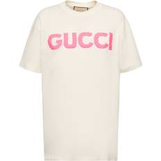 Gucci Dame T-shirts Gucci Oversized Cotton Jersey T-shirt Sunlight