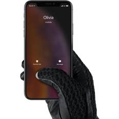 Mujjo Leather Crochet Touchscreen Gloves