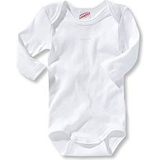 Sanetta Aftagelig hætte Børnetøj Sanetta Baby body, langærmet, hvid