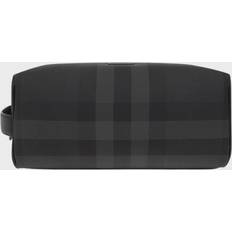 Burberry Bomuld Tasker Burberry Check and Leather Travel Pouch