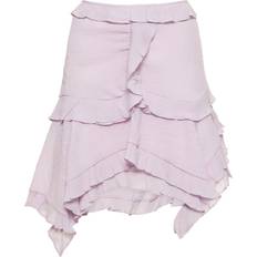 Lilla - Silke Nederdele Isabel Marant Geneva ruffled miniskirt purple