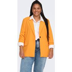 Only 48 - Polyester Blazere Only Carmakoma Blazer Orange