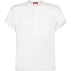 Esprit Dame T-shirts Esprit T-Shirt aus einem Materialmix