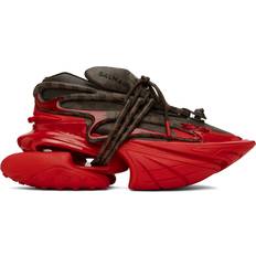 Balmain Brown & Red Unicorn Sneakers 3AA ROUGE/WFP MARRON IT