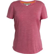 Dame - Merinould - Pink T-shirts & Toppe Icebreaker Women's Sphere II Short Sleeve Tee, M, Electron Pink Heather