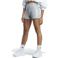 Adidas 10 - Dame Shorts adidas Damen Shorts W Lin Ft SHO, Grey Heather/White, IC4443
