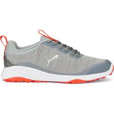 Puma 48 ½ Golfsko Puma Fusion Pro Spikeless Shoes Grey/Silver/Red