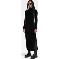 G-Star XL Kjoler G-Star Velvet Slit Dress Black Women