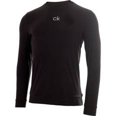 Calvin Klein Træningstøj Svedundertøj Calvin Klein BASELAYER WITH CK CHEST PRINT Black