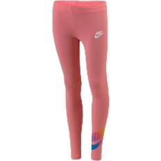 Nike Træningstøj - Unisex Bukser & Shorts Nike Jr Favorite Leggings Pink/White, Tøj, Tights, Træning, Rød