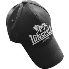 Lonsdale Bomuld Hovedbeklædning Lonsdale Unisex's LEISTON Double Pack Cap, Black, One