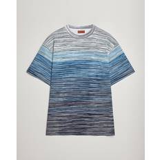 Missoni Figursyet Tøj Missoni Space Dyed T-Shirt Blue