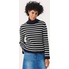 Part Two Sweatere Part Two Calluna Striped Jumper Navy