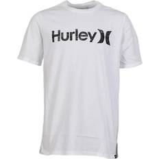 Hurley T-shirts Børnetøj Hurley OAO Push Through Junior White, Unisex, Tøj, T-shirt, Hvid